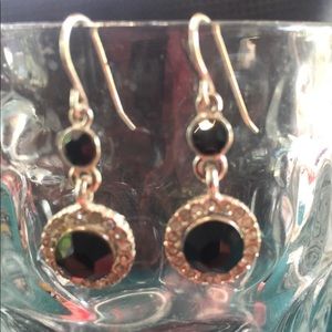 Black Tanzanite and Zirconium Crystal Bangles